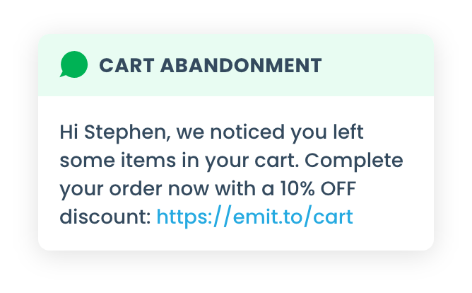 Cart abandonment