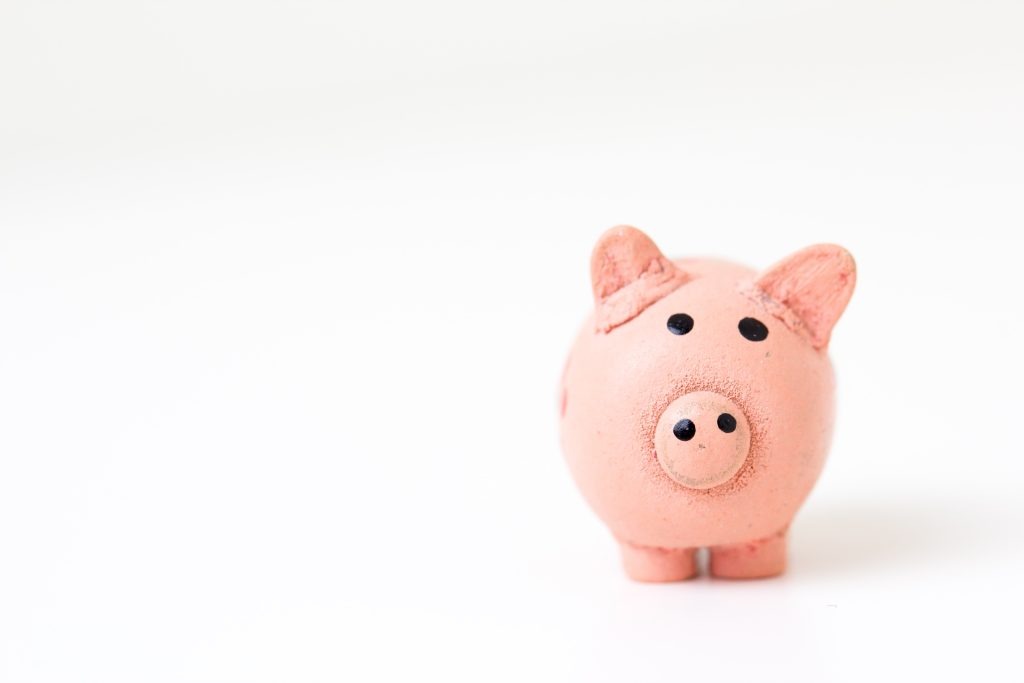 Piggy bank. Calculate SMS marketing cost right away to avoid unforeseen expenses.