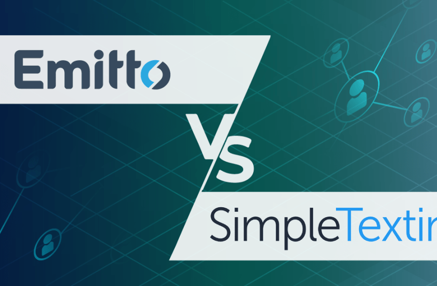 simpletexting vs emitto features pricing & benefits overview